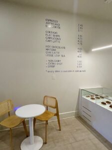 Coffee Zeit menu